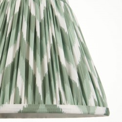 Zigzag - Shade Only - 25 cm Cotswold Green Tapered Shade Zigzag - Shade Only - 25 cm Cotswold Green Tapered Shade