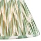 Endon-113067 - Zigzag - Shade Only - 30 cm Cotswold Green Tapered Shade