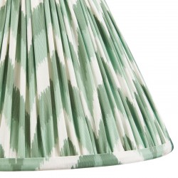 Zigzag - Shade Only - 30 cm Cotswold Green Tapered Shade Zigzag - Shade Only - 30 cm Cotswold Green Tapered Shade