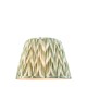 Endon-113068 - Zigzag - Shade Only - 35 cm Cotswold Green Tapered Shade