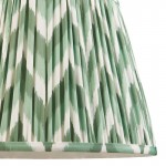 Zigzag - Shade Only - 35 cm Cotswold Green Tapered Shade Zigzag - Shade Only - 35 cm Cotswold Green Tapered Shade