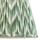 Endon-113068 - Zigzag - Shade Only - 35 cm Cotswold Green Tapered Shade