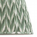 Zigzag - Shade Only - 40 cm Cotswold Green Tapered Shade Zigzag - Shade Only - 40 cm Cotswold Green Tapered Shade