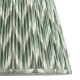 Endon-113069 - Zigzag - Shade Only - 40 cm Cotswold Green Tapered Shade