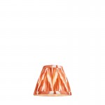 Zigzag - Shade Only - 16 cm Apricot Orange Tapered Shade - Clip Gimbal Zigzag - Shade Only - 16 cm Apricot Orange Tapered Shade - Clip Gimbal