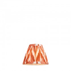Zigzag - Shade Only - 16 cm Apricot Orange Tapered Shade - Clip Gimbal Zigzag - Shade Only - 16 cm Apricot Orange Tapered Shade - Clip Gimbal