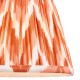 Endon-113071 - Zigzag - Shade Only - 20 cm Apricot Orange Tapered Shade