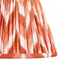 Zigzag - Shade Only - 25 cm Apricot Orange Tapered Shade Zigzag - Shade Only - 25 cm Apricot Orange Tapered Shade