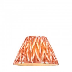 Zigzag - Shade Only - 30 cm Apricot Orange Tapered Shade Zigzag - Shade Only - 30 cm Apricot Orange Tapered Shade