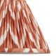 Endon-113073 - Zigzag - Shade Only - 30 cm Apricot Orange Tapered Shade