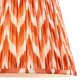 Endon-113074 - Zigzag - Shade Only - 35 cm Apricot Orange Tapered Shade