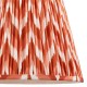 Endon-113074 - Zigzag - Shade Only - 35 cm Apricot Orange Tapered Shade