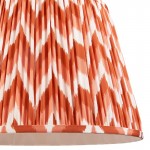 Zigzag - Shade Only - 40 cm Apricot Orange Tapered Shade Zigzag - Shade Only - 40 cm Apricot Orange Tapered Shade