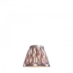 Ikat - Shade Only - 16 cm Pearl Grey Tapered Shade - Clip Gimbal Ikat - Shade Only - 16 cm Pearl Grey Tapered Shade - Clip Gimbal