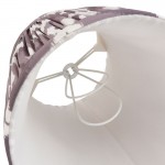 Ikat - Shade Only - 16 cm Pearl Grey Tapered Shade - Clip Gimbal Ikat - Shade Only - 16 cm Pearl Grey Tapered Shade - Clip Gimbal