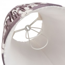 Ikat - Shade Only - 16 cm Pearl Grey Tapered Shade - Clip Gimbal Ikat - Shade Only - 16 cm Pearl Grey Tapered Shade - Clip Gimbal