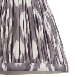 Ikat - Shade Only - 20 cm Pearl Grey Tapered Shade Ikat - Shade Only - 20 cm Pearl Grey Tapered Shade