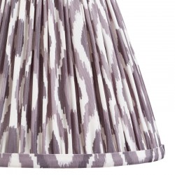 Ikat - Shade Only - 25 cm Pearl Grey Tapered Shade Ikat - Shade Only - 25 cm Pearl Grey Tapered Shade