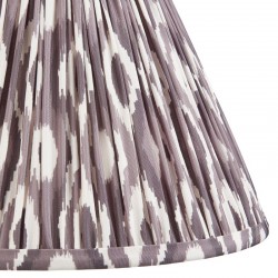 Ikat - Shade Only - 30 cm Pearl Grey Tapered Shade Ikat - Shade Only - 30 cm Pearl Grey Tapered Shade