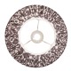 Endon-113085 - Ikat - Shade Only - 30 cm Pearl Grey Tapered Shade