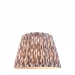 Ikat - Shade Only - 35 cm Pearl Grey Tapered Shade Ikat - Shade Only - 35 cm Pearl Grey Tapered Shade