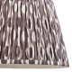 Endon-113086 - Ikat - Shade Only - 35 cm Pearl Grey Tapered Shade