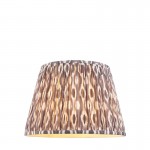 Ikat - Shade Only - 40 cm Pearl Grey Tapered Shade Ikat - Shade Only - 40 cm Pearl Grey Tapered Shade