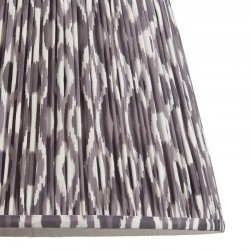 Ikat - Shade Only - 40 cm Pearl Grey Tapered Shade Ikat - Shade Only - 40 cm Pearl Grey Tapered Shade