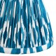 Endon-113088 - Ikat - Shade Only - 16 cm Marlin Blue Tapered Shade - Clip Gimbal