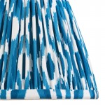 Ikat - Shade Only - 20 cm Marlin Blue Tapered Shade Ikat - Shade Only - 20 cm Marlin Blue Tapered Shade