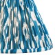 Endon-113091 - Ikat - Shade Only - 30 cm Marlin Blue Tapered Shade