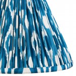 Ikat - Shade Only - 30 cm Marlin Blue Tapered Shade Ikat - Shade Only - 30 cm Marlin Blue Tapered Shade