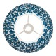 Endon-113091 - Ikat - Shade Only - 30 cm Marlin Blue Tapered Shade