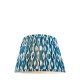 Endon-113092 - Ikat - Shade Only - 35 cm Marlin Blue Tapered Shade