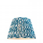 Ikat - Shade Only - 40 cm Marlin Blue Tapered Shade Ikat - Shade Only - 40 cm Marlin Blue Tapered Shade