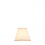 Ivy - Shade Only - 16 cm Vintage White Cotton Shade - Clip Gimbal Ivy - Shade Only - 16 cm Vintage White Cotton Shade - Clip Gimbal