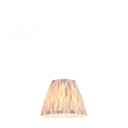 Ikat - Shade Only - 16 cm Neutral Tone Tapered Shade - Clip Gimbal Ikat - Shade Only - 16 cm Neutral Tone Tapered Shade - Clip Gimbal