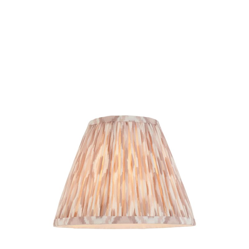 Endon-113225 - Ikat - Shade Only - 25 cm Neutral Tone Tapered Shade