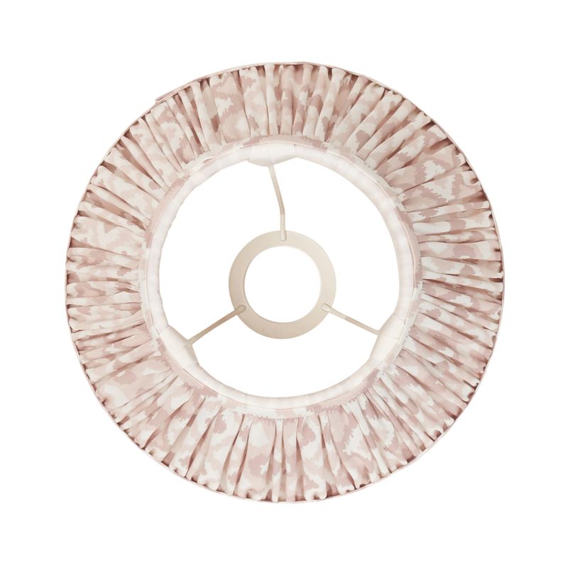 Endon-113225 - Ikat - Shade Only - 25 cm Neutral Tone Tapered Shade