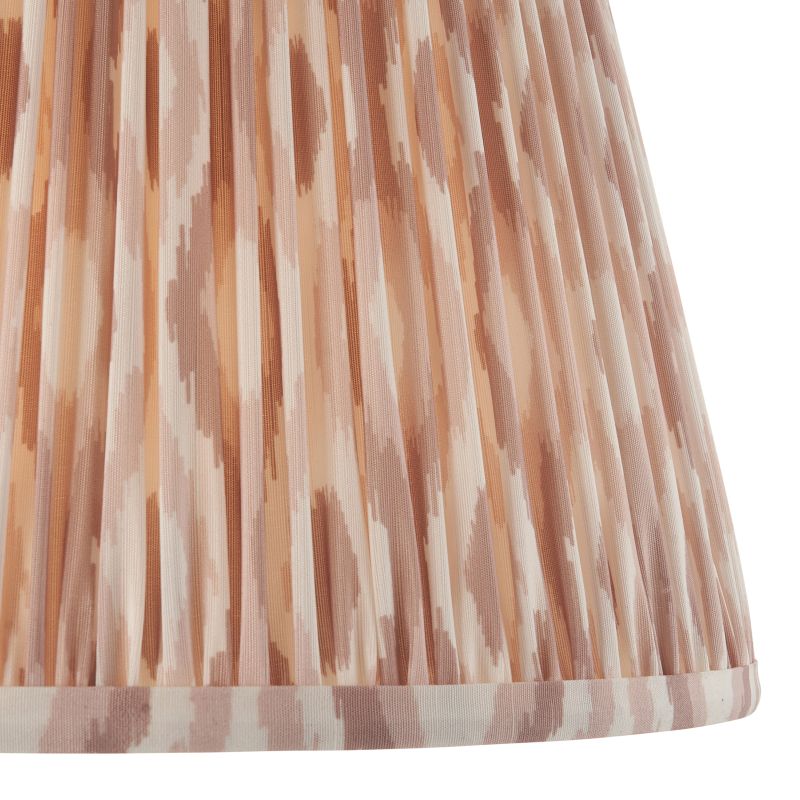 Endon-113227 - Ikat - Shade Only - 35 cm Neutral Tone Tapered Shade