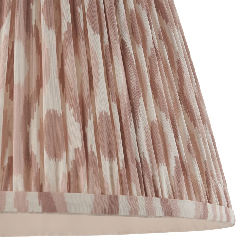 Endon-113228 - Ikat - Shade Only - 40 cm Neutral Tone Tapered Shade