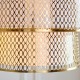 - Cordero - Gold 6 Light Pendant with Frosted Diffuser Endon-113420 - Cordero - Gold 6 Light Pendant with Frosted Diffuser
