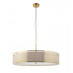 Cordero - Gold 5 Light Pendant with Frosted Diffuser Cordero - Gold 5 Light Pendant with Frosted Diffuser