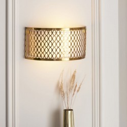 Cordero - Gold 2 Light Wall Lamp with Frosted Diffuser Cordero - Gold 2 Light Wall Lamp with Frosted Diffuser