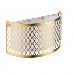 Cordero - Gold 2 Light Wall Lamp with Frosted Diffuser Cordero - Gold 2 Light Wall Lamp with Frosted Diffuser