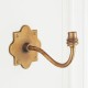 Endon-113589 - Anvil Curve - Base Only - Brass Patina Hand Crafted Wall Lamp