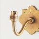 Endon-113589 - Anvil Curve - Base Only - Brass Patina Hand Crafted Wall Lamp