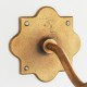 Endon-113589 - Anvil Curve - Base Only - Brass Patina Hand Crafted Wall Lamp
