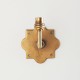 Endon-113590 - Anvil Angle - Base Only - Brass Patina Hand Crafted Wall Lamp