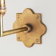 Endon-113590 - Anvil Angle - Base Only - Brass Patina Hand Crafted Wall Lamp